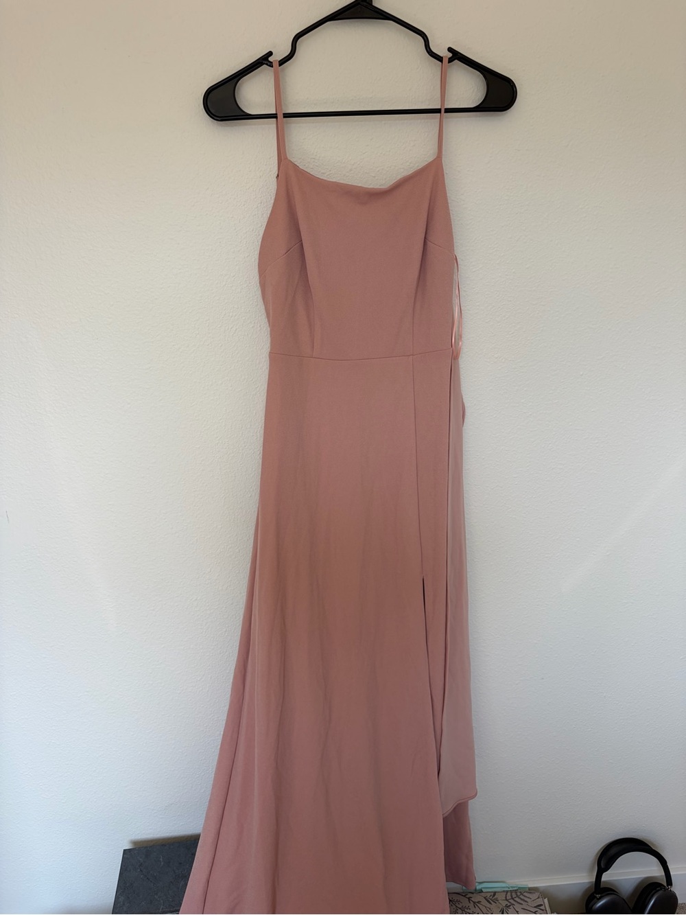 Birdy Grey Blush Pink Slip Maxi Dress